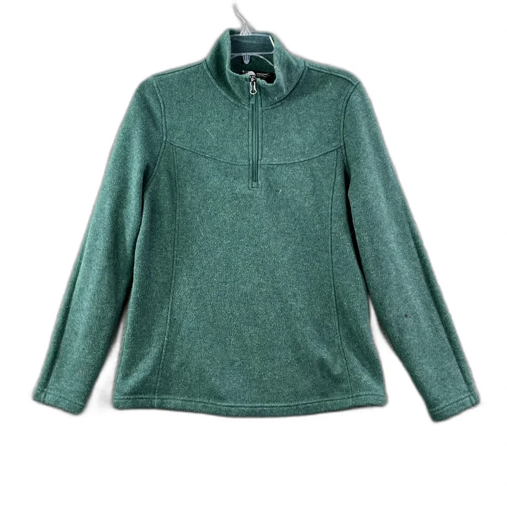 The North Face Maggy Sweater Women Large Fleece 1/4 Zip Winter Academia Gorpcore